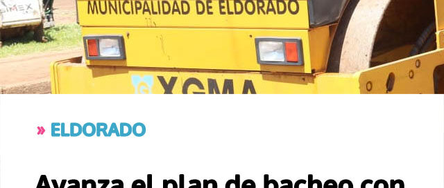 Avanza el plan de bacheo con trabajos en sectores clave