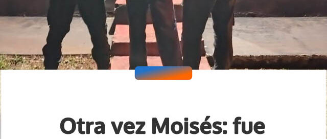 Otra vez Moisés: fue detenido causando disturbios, ebrio y con pedido de captura vigente en 25 de Mayo