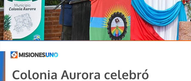 Colonia Aurora celebró su 67° aniversario con una jornada de identidad, historia y comunidad