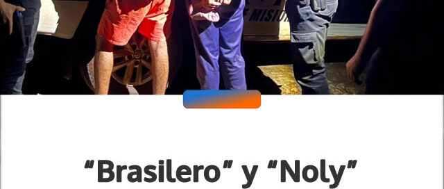 “Brasilero” y “Noly” fueron detenidos por robar lechones en 25 de Mayo