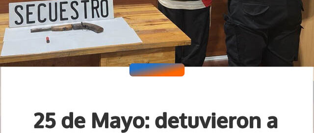 25 de Mayo: detuvieron a un hombre que amenazaba a su familia y se ocultaba armado en el monte